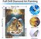 Jesus Diamond Art Kits for Adults, 5D Diamond Painting Kits for Beginners,Round Full Drill Nativity Scene Gem Art for Adults,DIY Religious Diamond Dots Paintings for Home Decor12x16in